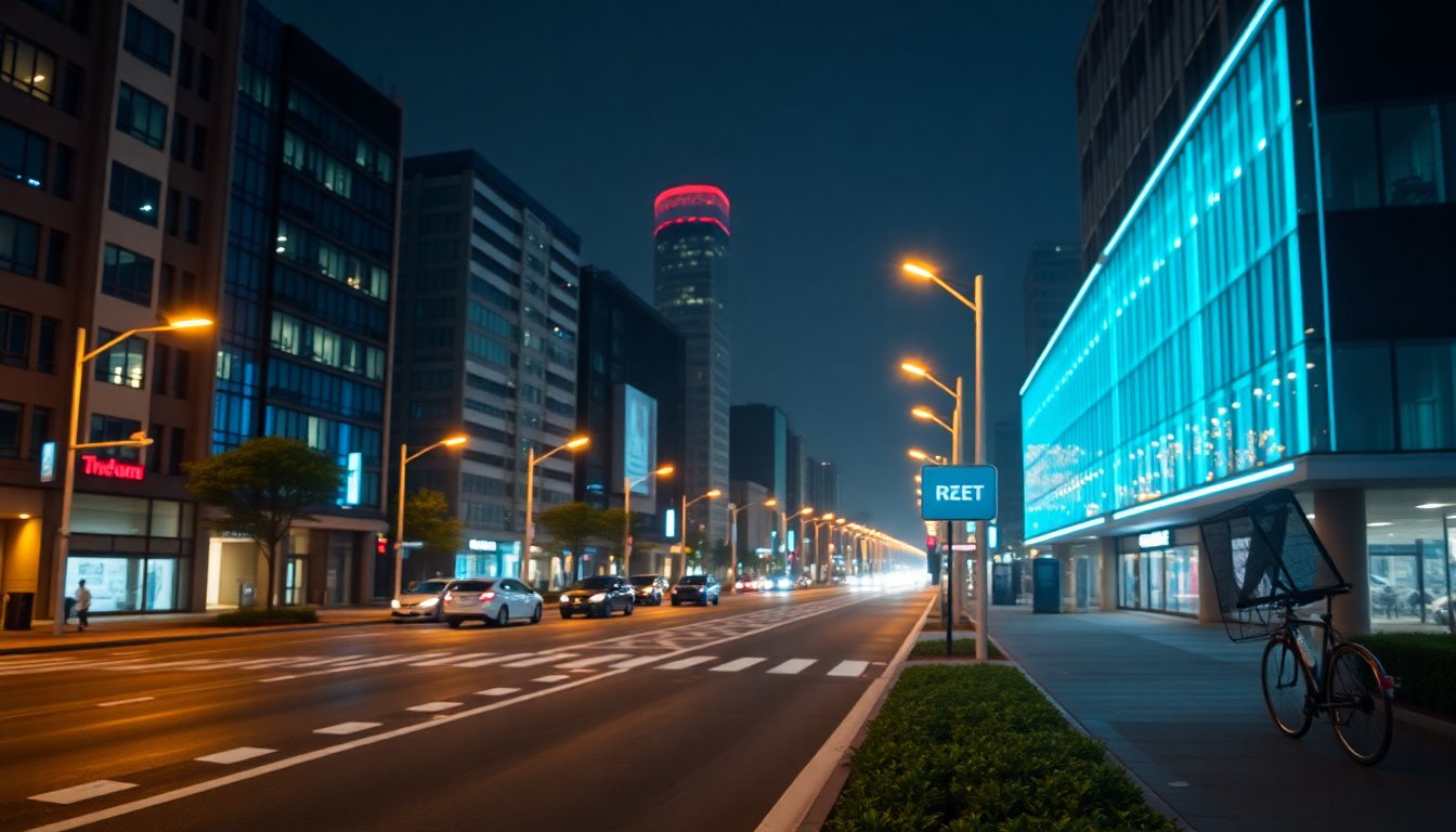 smart city iot infrastructure glowlight implementation sevrbtyesdot